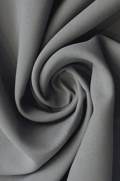 Креп ОДНОТОННЫЙ серый