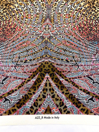 Шелк натуральный ЭТНО фуксия