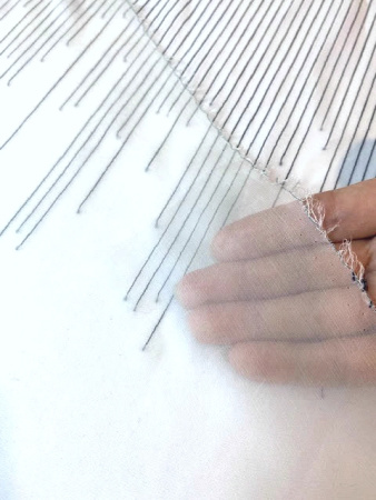 Шифон ДЕКОРАТИВНЫЕ СТРОЧКИ