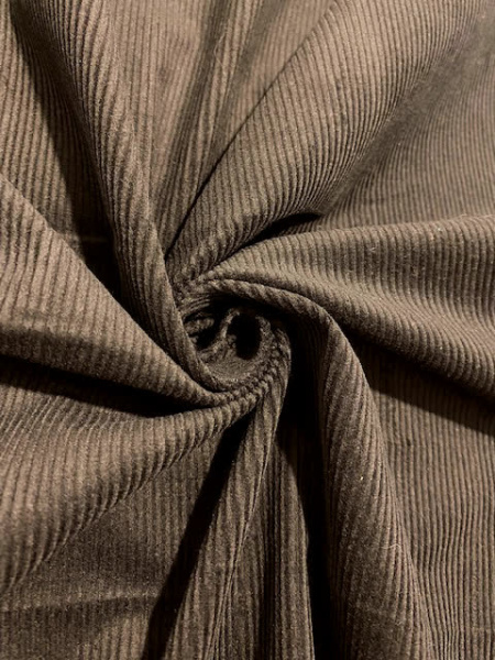 Микровельвет однотонный "Шоколад" ткани