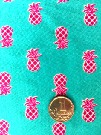 Бифлекс "Ананасы" бирюза