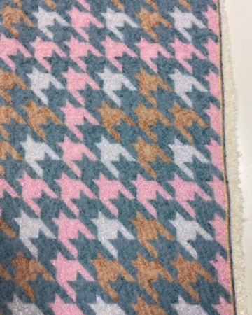 Ткань костюмно-пальтовая "Букле кирпично-розовое"