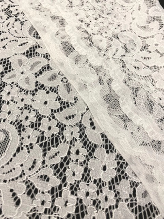 Кружевное полотно СВАДЕБНЫЙ ЦВЕТНИК ткань