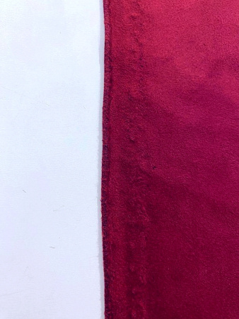 Замша однотонная КРАСНОЕ ВИНО