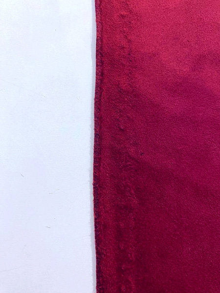 Замша однотонная КРАСНОЕ ВИНО