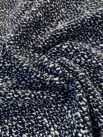 ткани Твид костюмный ШАНЕЛЬ с золотистыми нитями