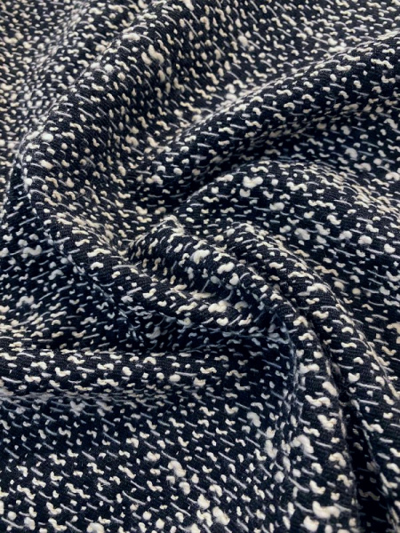 ткани Твид костюмный ШАНЕЛЬ с золотистыми нитями