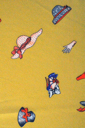 Креп плательный ДАМСКИЕ ШТУЧКИ горчица