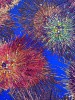 Штапель ФЕЙЕРВЕРК фон васильковый