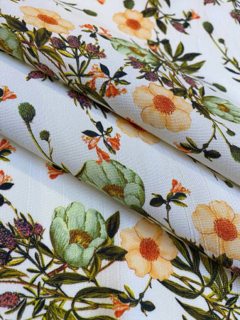 Вискоза НЕЖНЫЙ МИЛЬФЛЕР персик