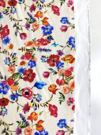 Вискоза НЕЖНЫЙ МИЛЬФЛЕР красный