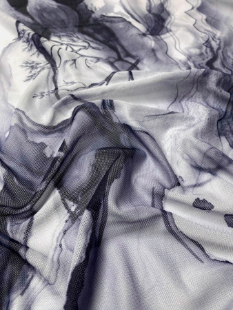 Сетка трикотажная МРАМОР трикотаж