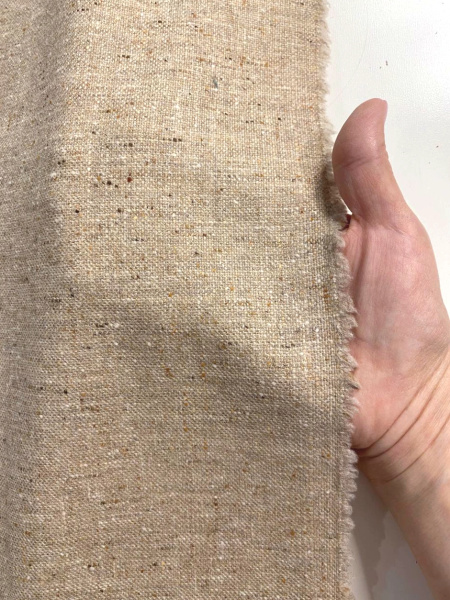 Шерсть костюмная ОРЕХОВЫЙ МЕЛАНЖ ткани