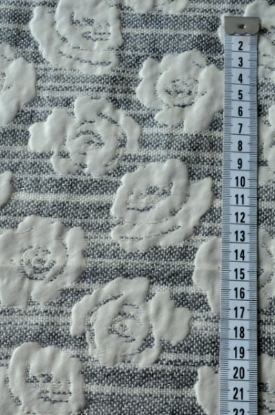 Жаккард Серебряные розы 2 Жаккард Серебряные розы 2