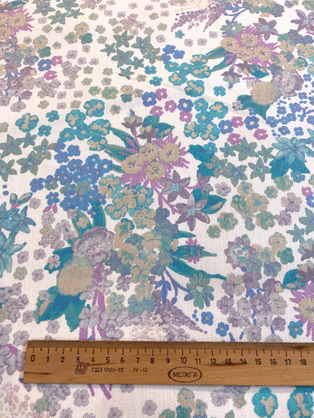 Джинс НЕЖНЫЕ ЦВЕТЫ